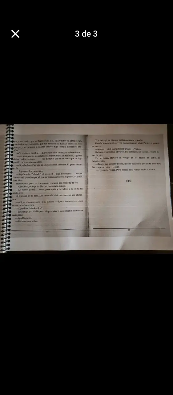 Libro El Conde de Montecristo - 3