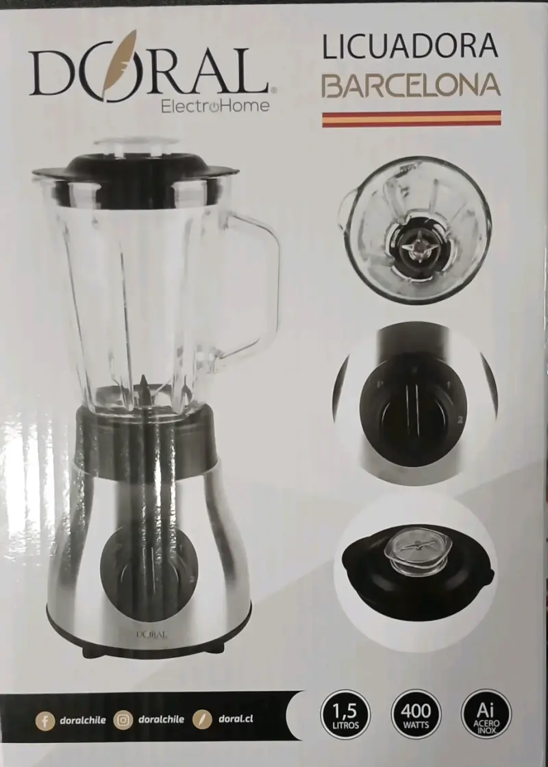 Licuadora Doral Barcelona 1.5L - 2
