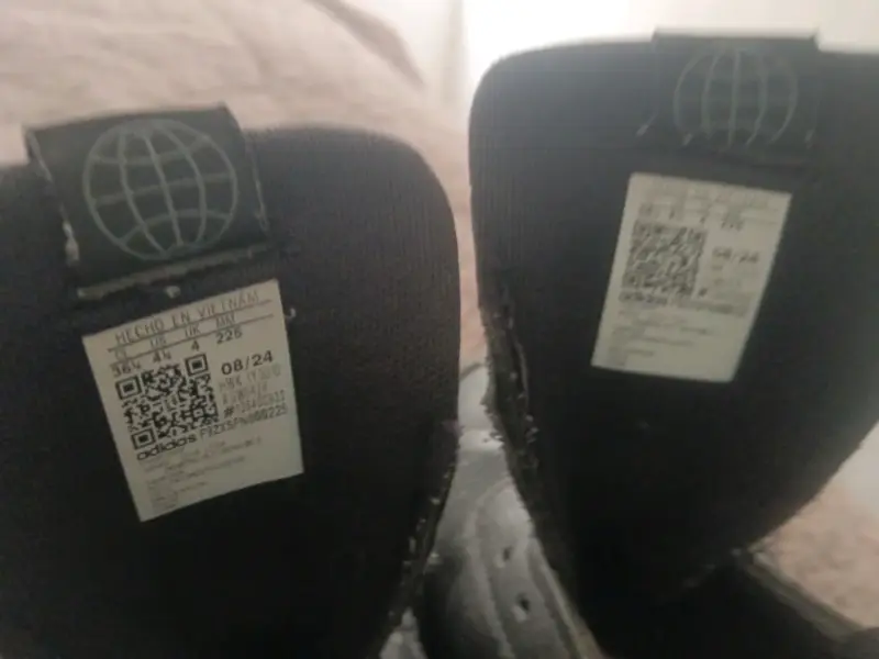 Zapatillas negras de colegio Adidas 36 y medio - 2