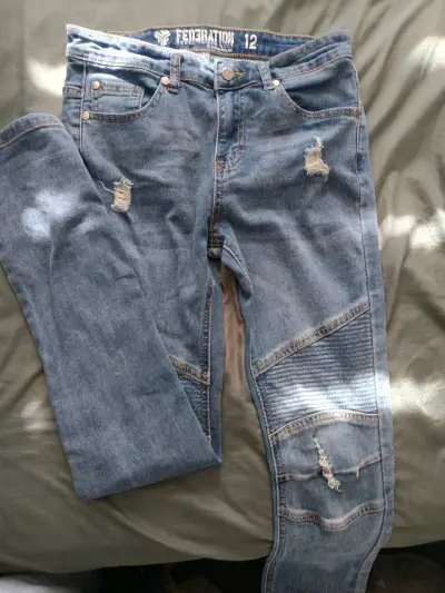 Jeans azul para niño - miniatura 4