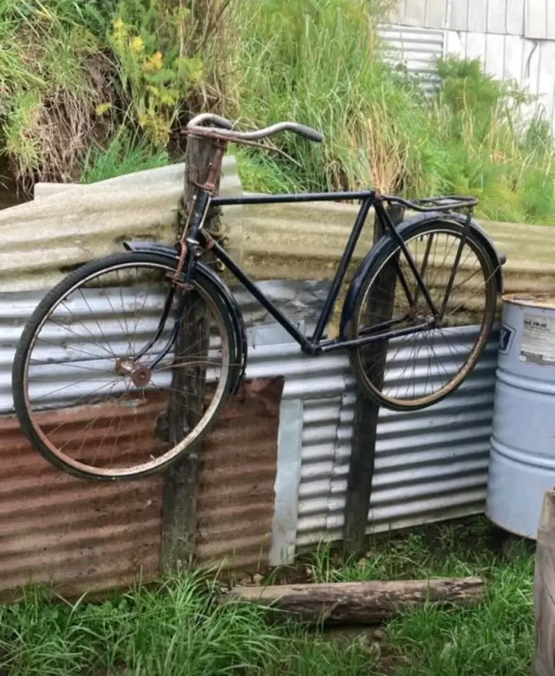 Bicicleta vintage para restaurar