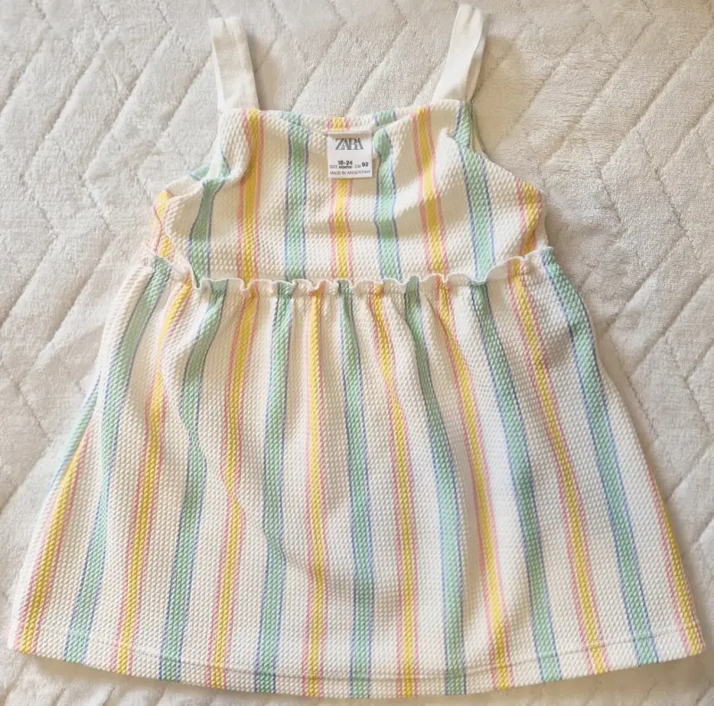 Pack 2 vestidos Zara niña 18-24 meses impecables - 3