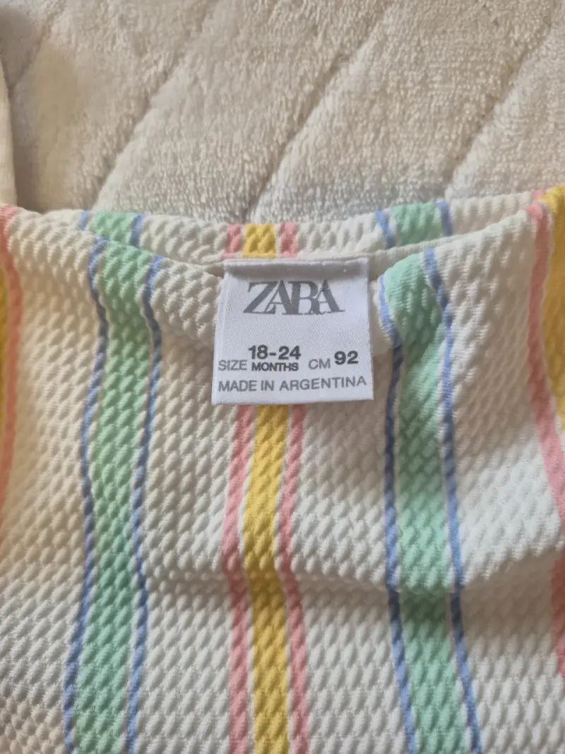 Pack 2 vestidos Zara niña 18-24 meses impecables - 5
