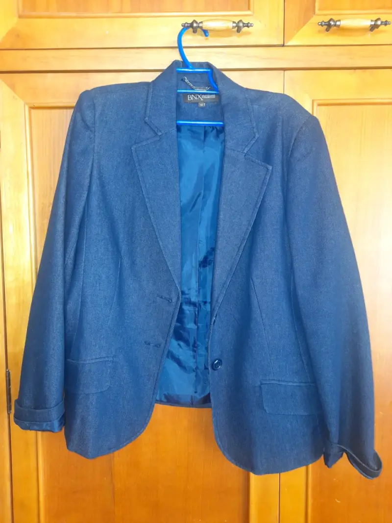 Blazer azul marino de mujer