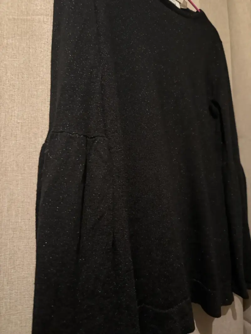 Polera negra de manga larga - 3