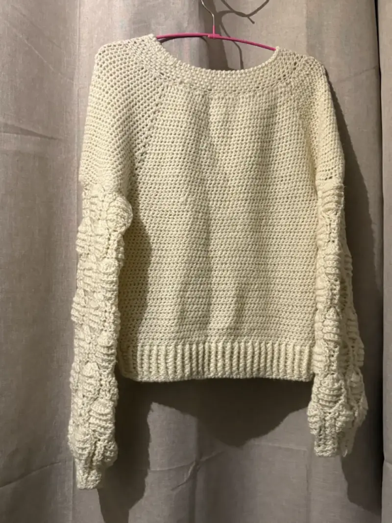Suéter tejido beige - 1