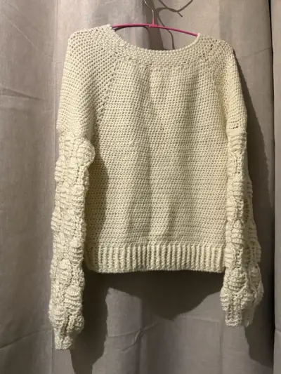 Suéter tejido beige - miniatura 1