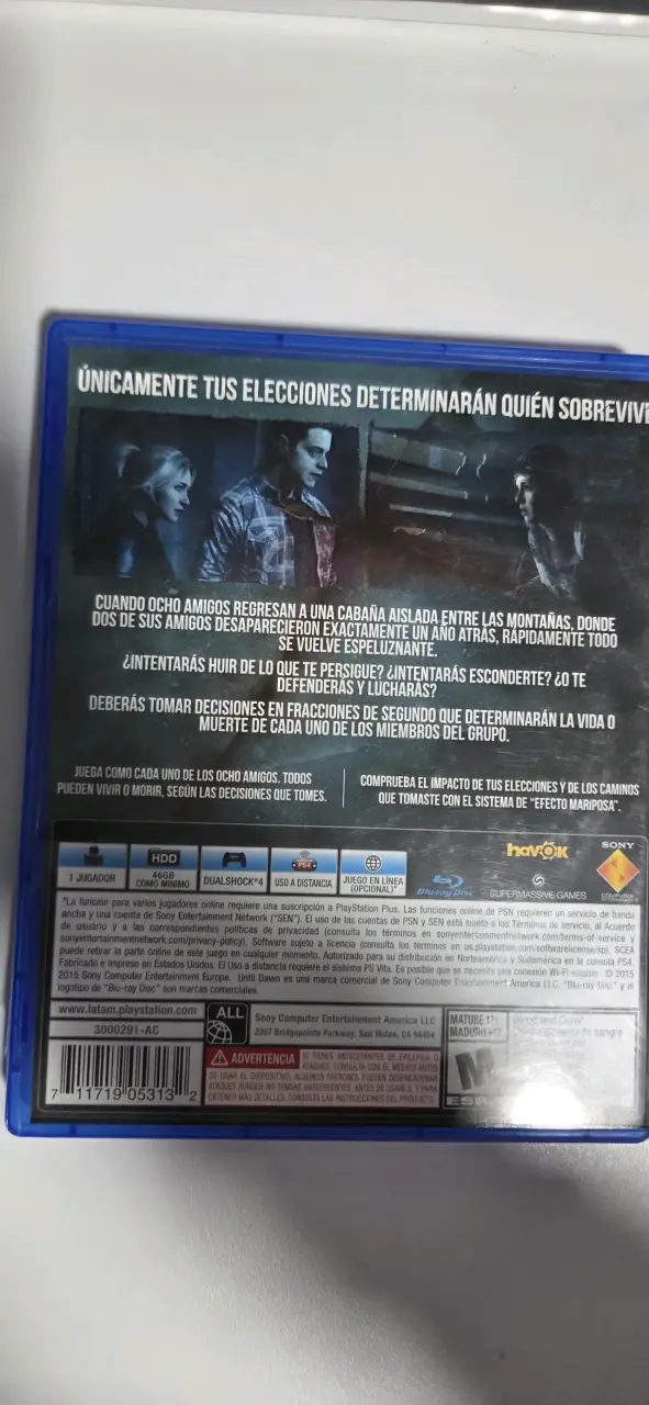 Juego PS4 Until Dawn - 2
