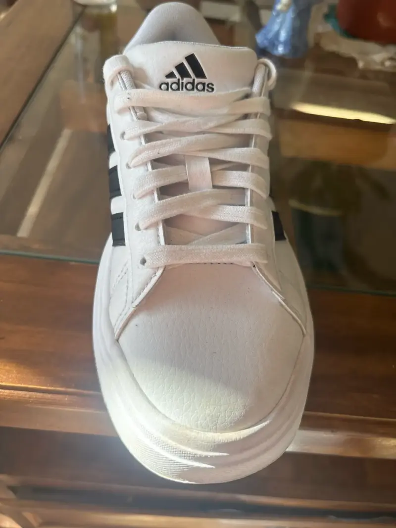 Zapatillas blancas franjas negras Adidas originale - 2