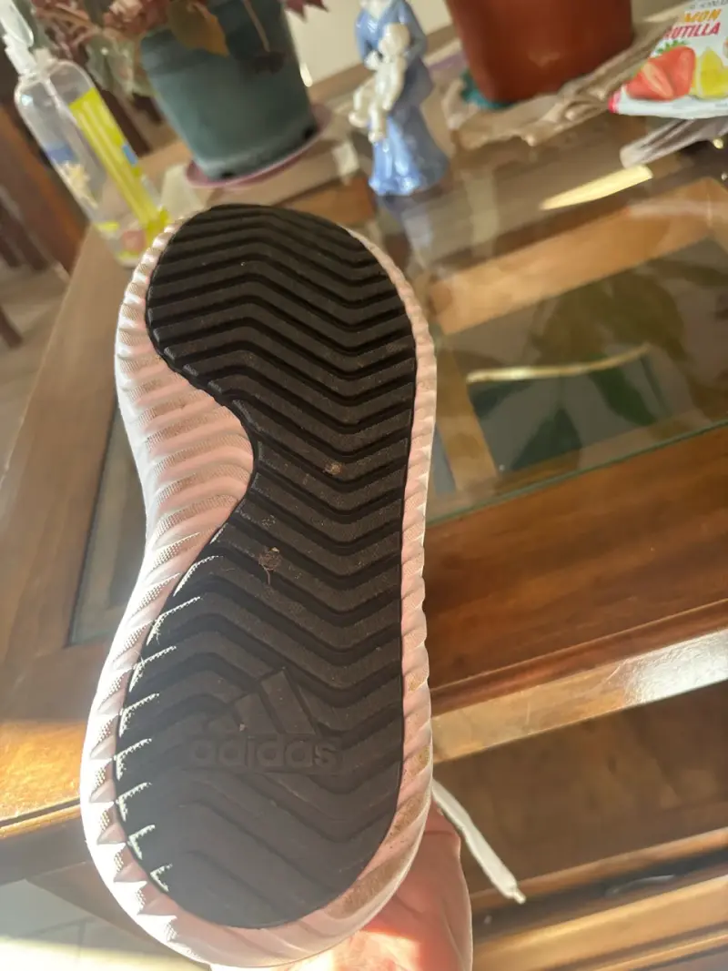 Zapatillas blancas franjas negras Adidas originale - 6