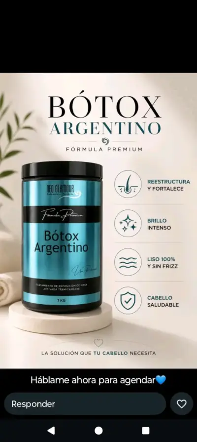 Bótox capilar argentino 1kg - miniatura 1