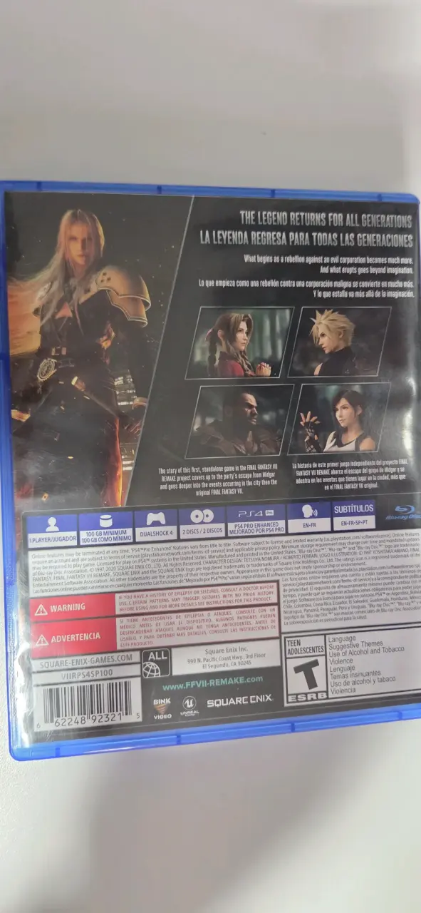 Final Fantasy VII Remake PS4 - 2