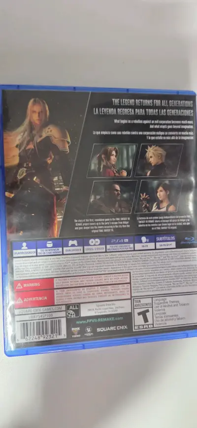 Final Fantasy VII Remake PS4 - miniatura 2