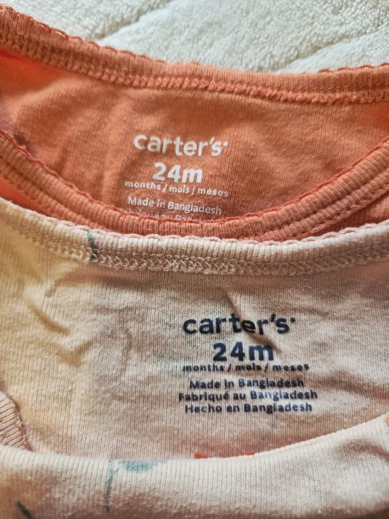 Pack 5 bodys Carter's y H&M niña 18-24 meses - 4