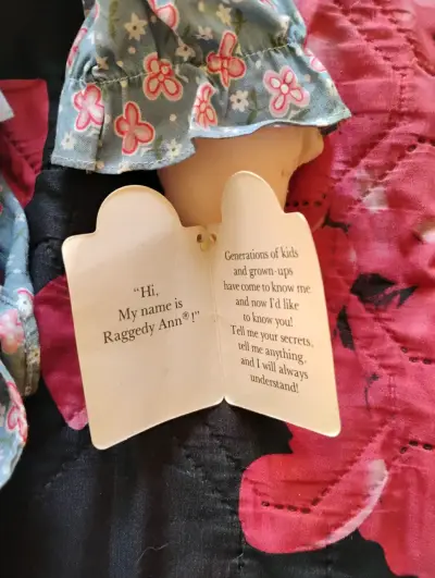 Muñeca Raggedy Ann vintage - miniatura 2