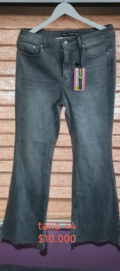 Jeans gris talle 44 - miniatura 1