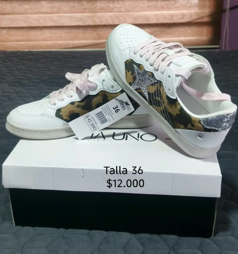 Zapatillas blancas Adidas Talla 40 - 2