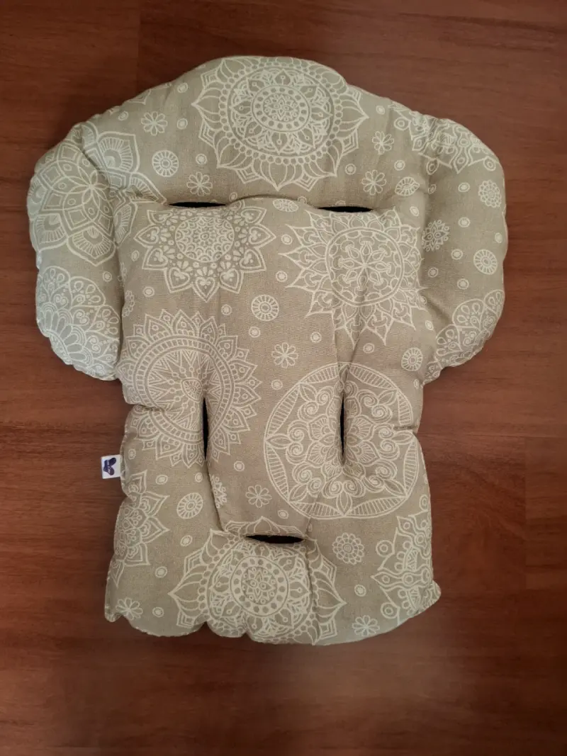 Cojín para coche de bebé beige - 2