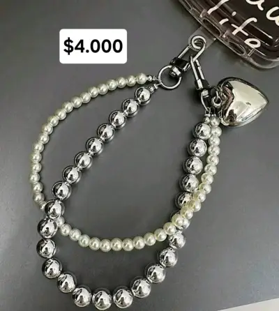 Pulsera de perlas y esferas para celular - miniatura 5