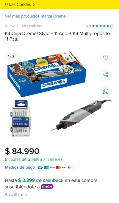 Kit Dremel Stylo + 11 accesorios - miniatura 1