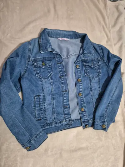 Chaqueta de mezclilla azul - miniatura 1