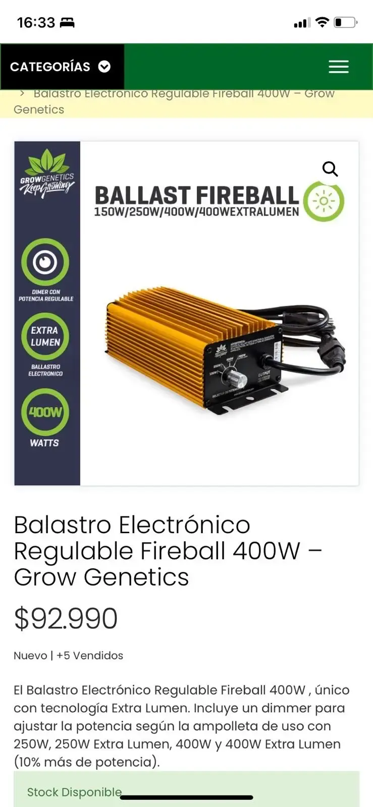 Kit indoor cultivo Probox - 6