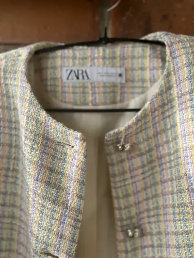 Chaqueta de tweed Zara S - miniatura 6