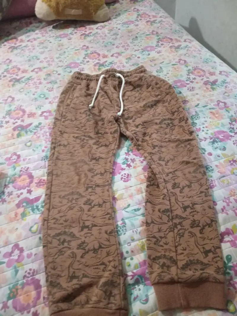Pantalones de algodón con dinosaurios