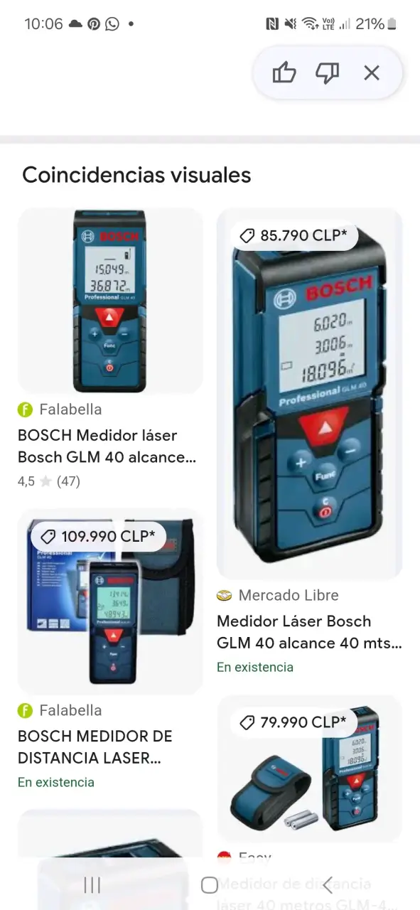Medidor láser Bosch GLM 40