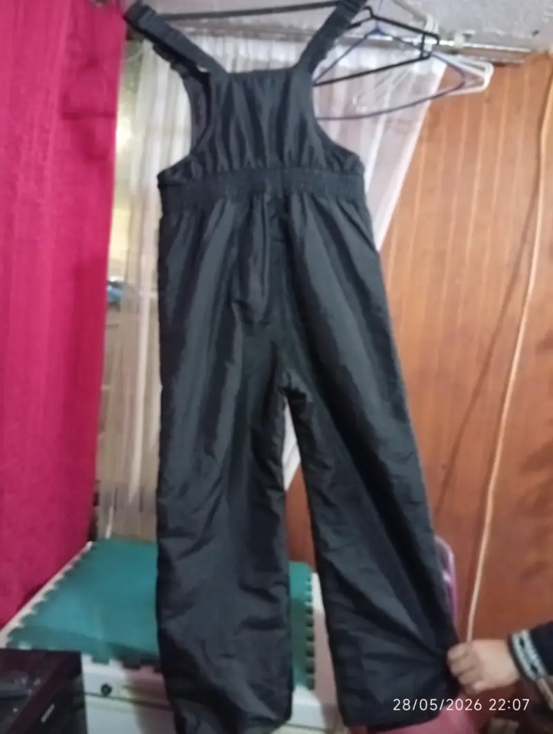 Overol impermeable negro