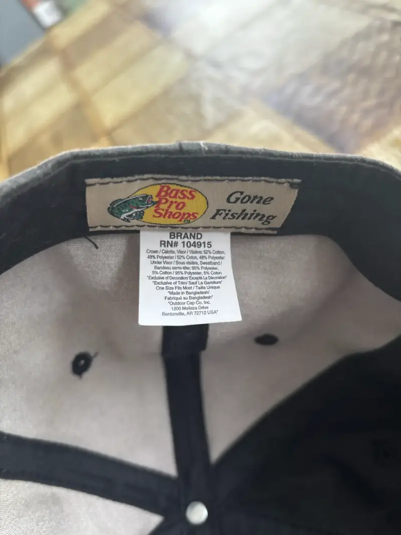 Gorra gris Bass Pro Shops - 2