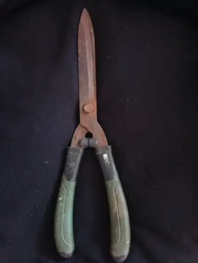 Tijera de podar oxidada - miniatura 2