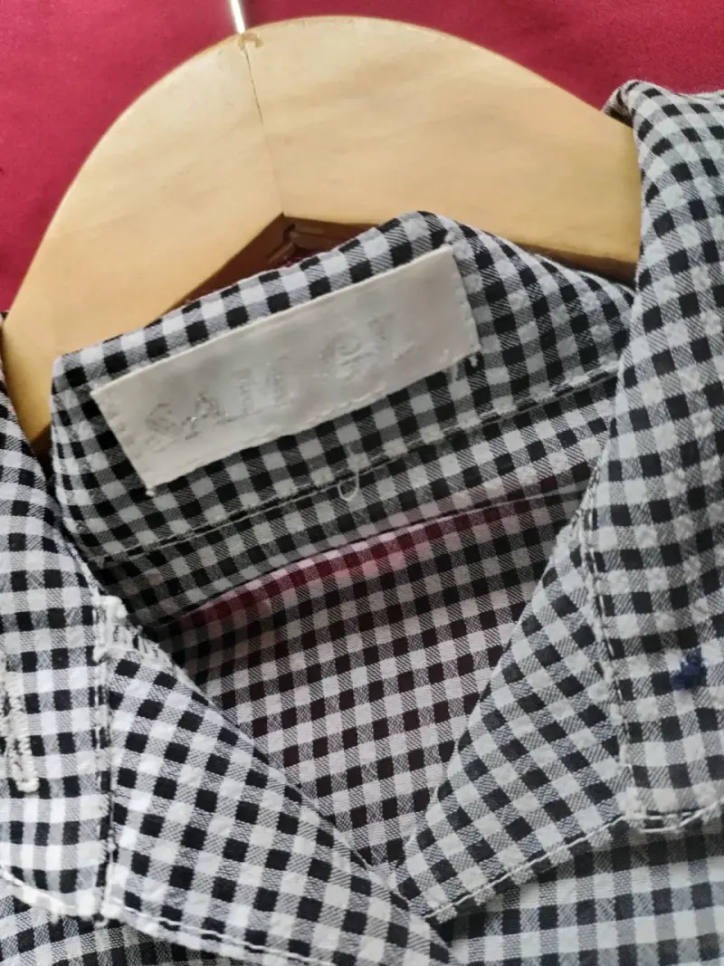 Blusa de cuadros traslucida - 2