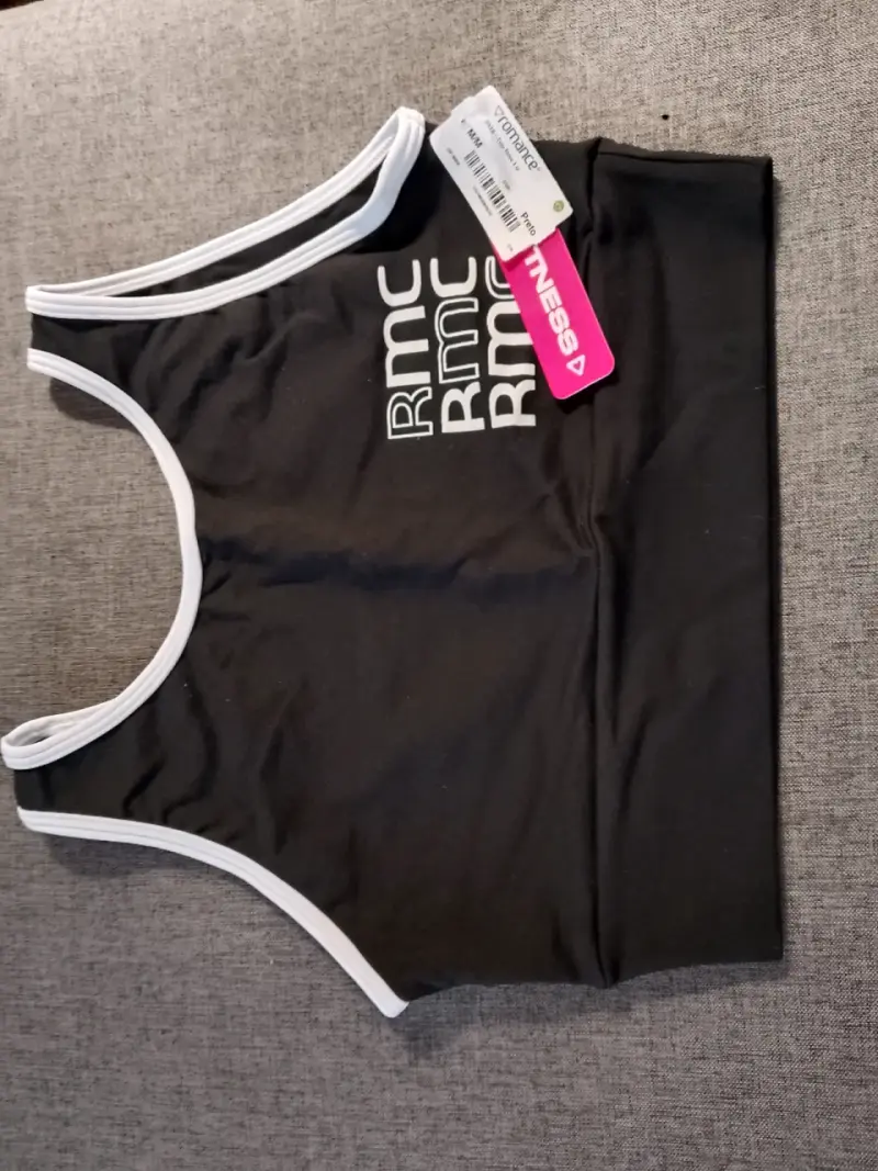 Camiseta sin mangas negra RMC - 1