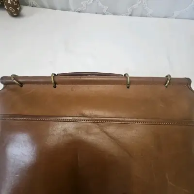 Maletín de cuero vintage - miniatura 3