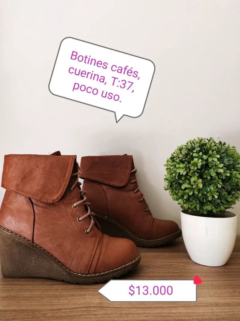 Botines taco alto - 3