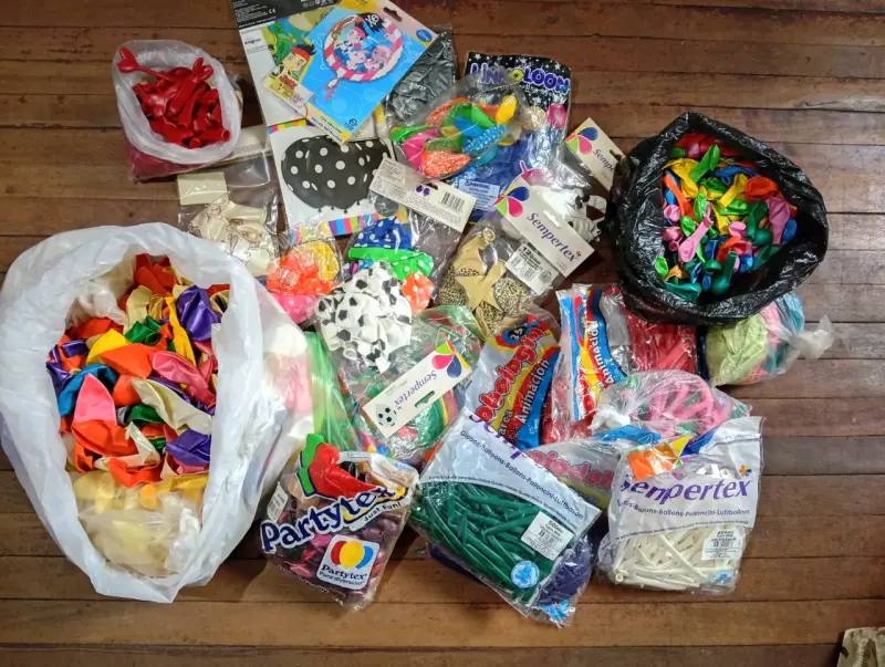 Lote de globos variados