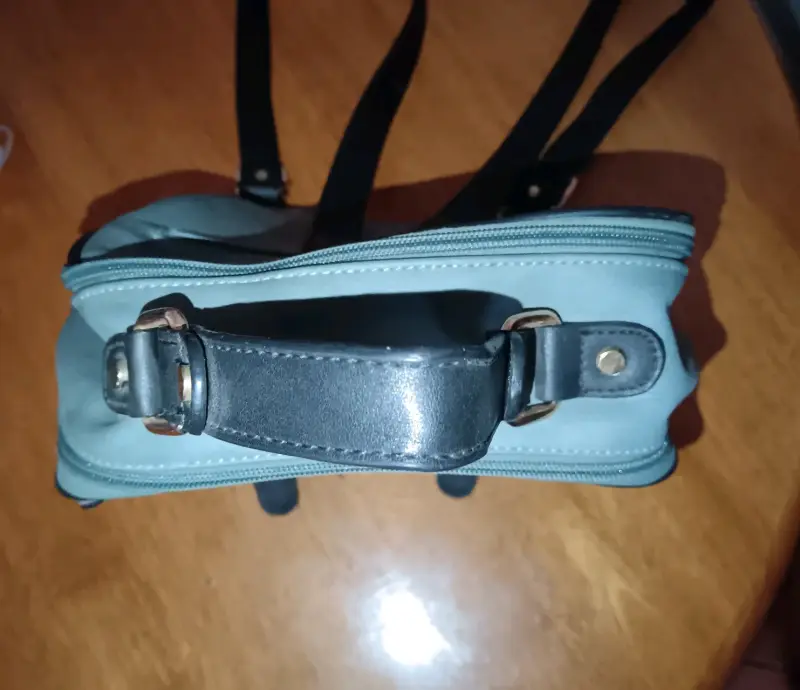 Mochila azul estilo urbano - 3
