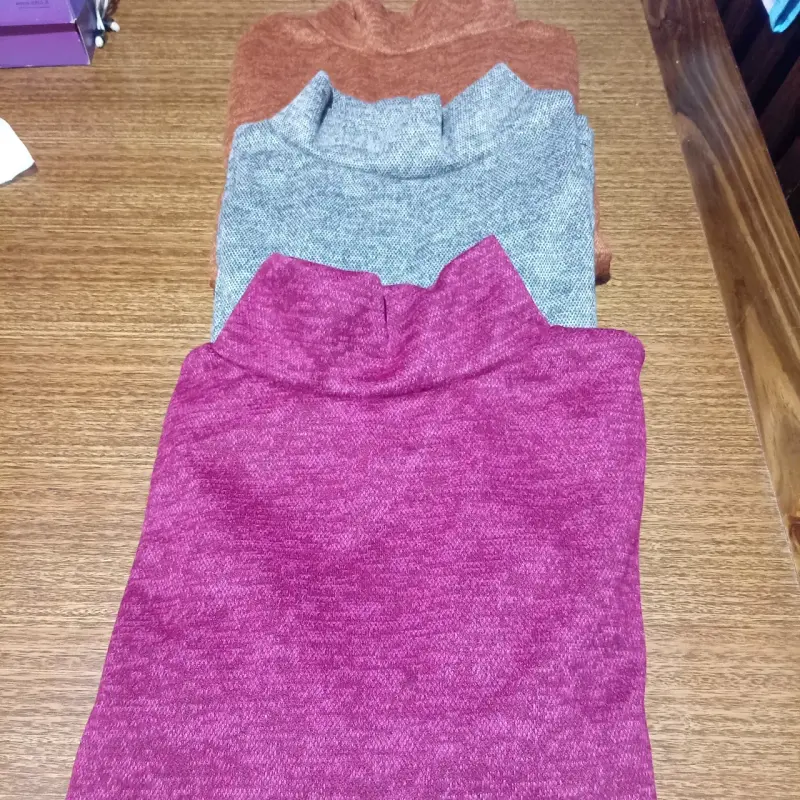 Chalecos de lana en colores variados
