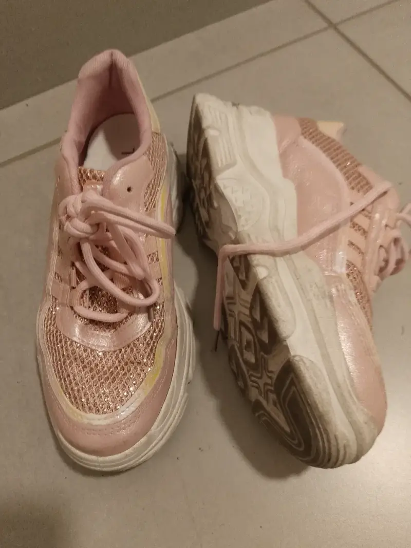 Zapatillas rosadas brillantes - 2