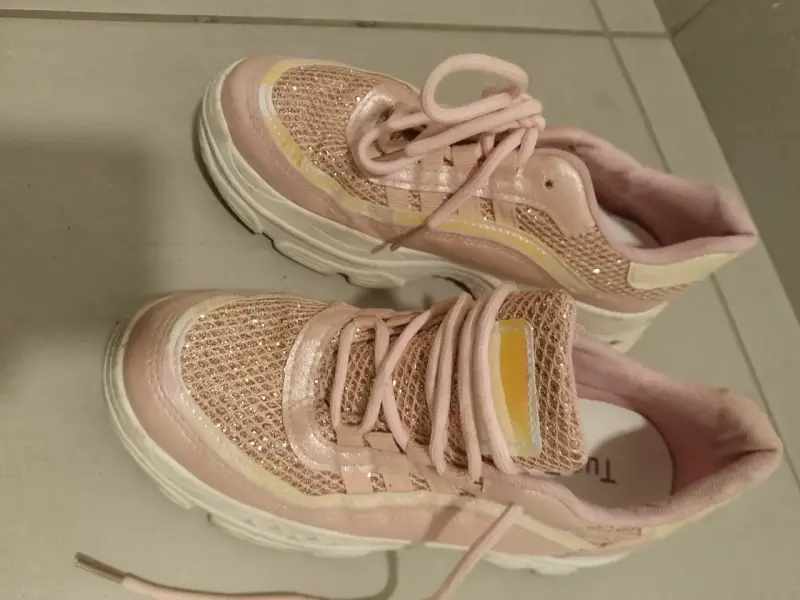 Zapatillas rosadas brillantes - 3