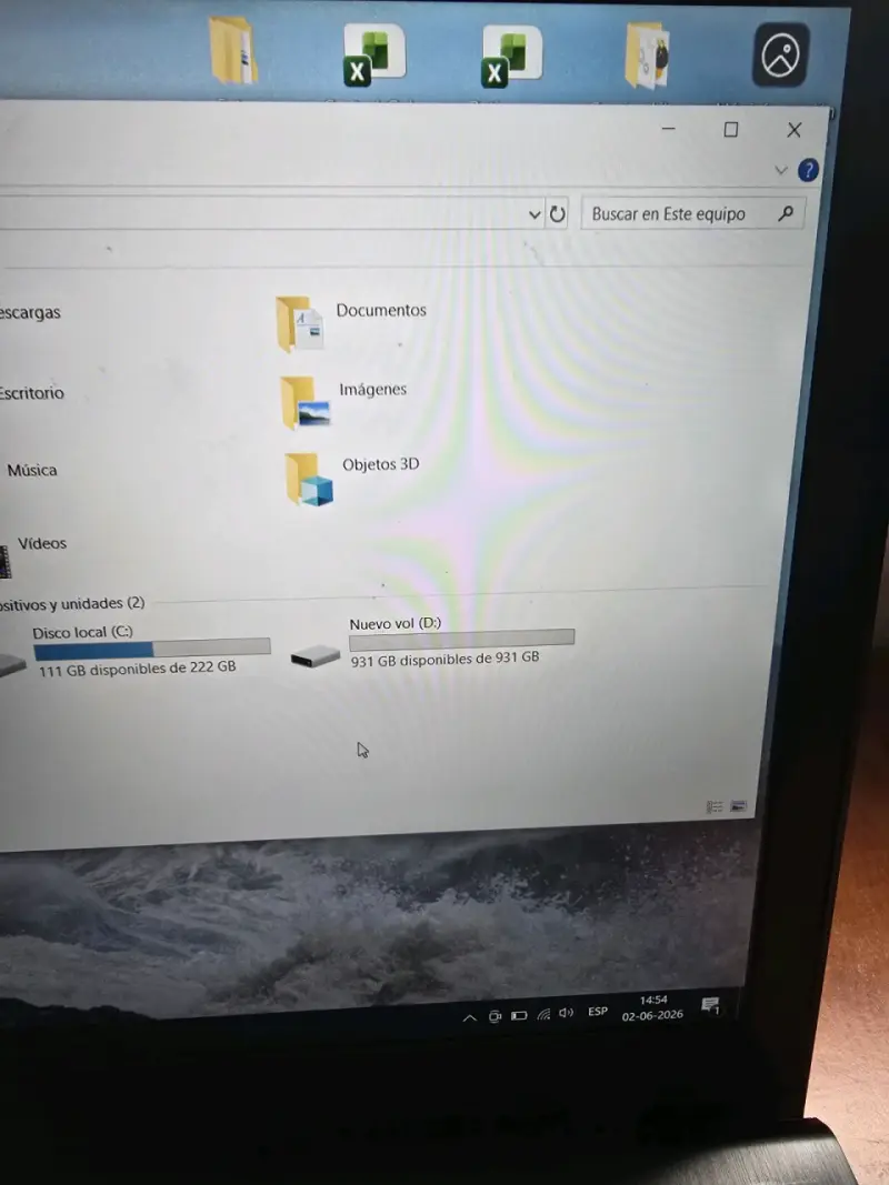 Disco duro externo USB 3.0 con riesgo 1T - 3