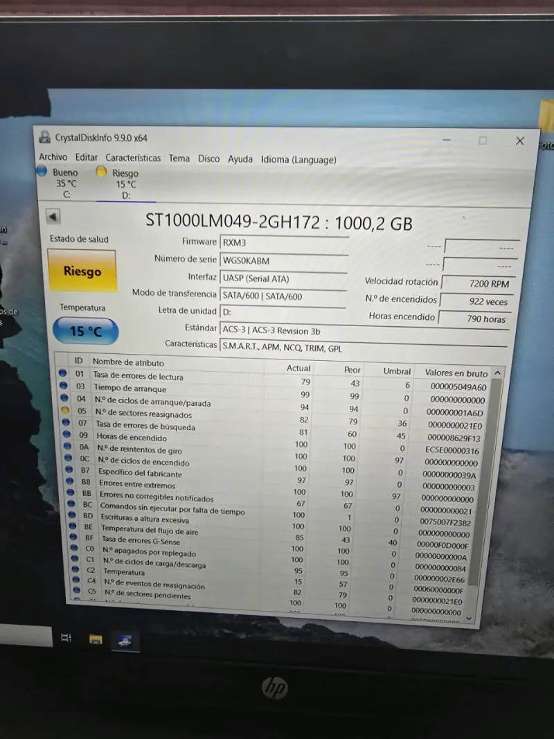 Disco duro externo USB 3.0 con riesgo 1T - 4