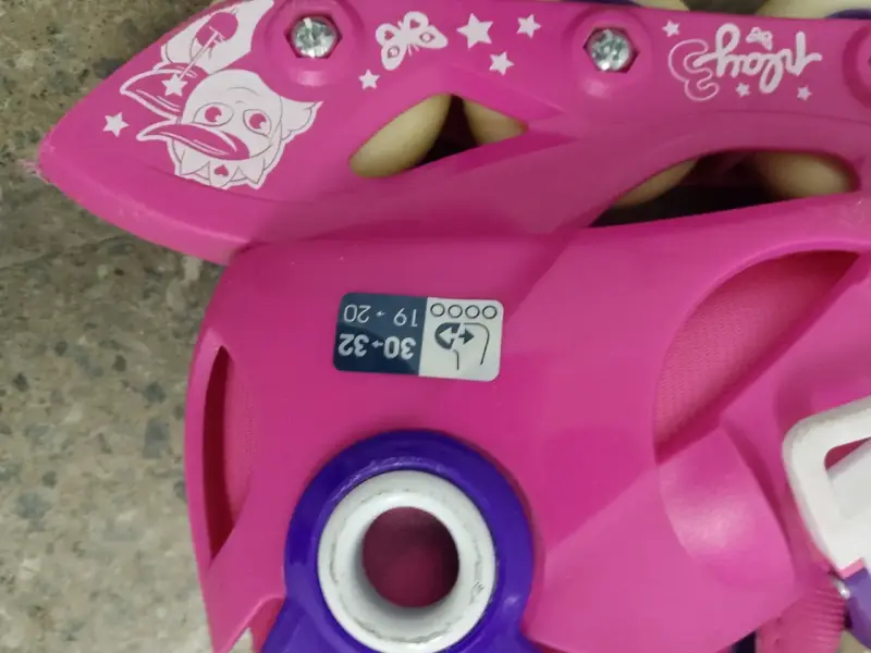 Patines en línea rosa y morado - 3