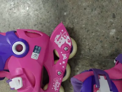 Patines en línea rosa y morado - miniatura 4