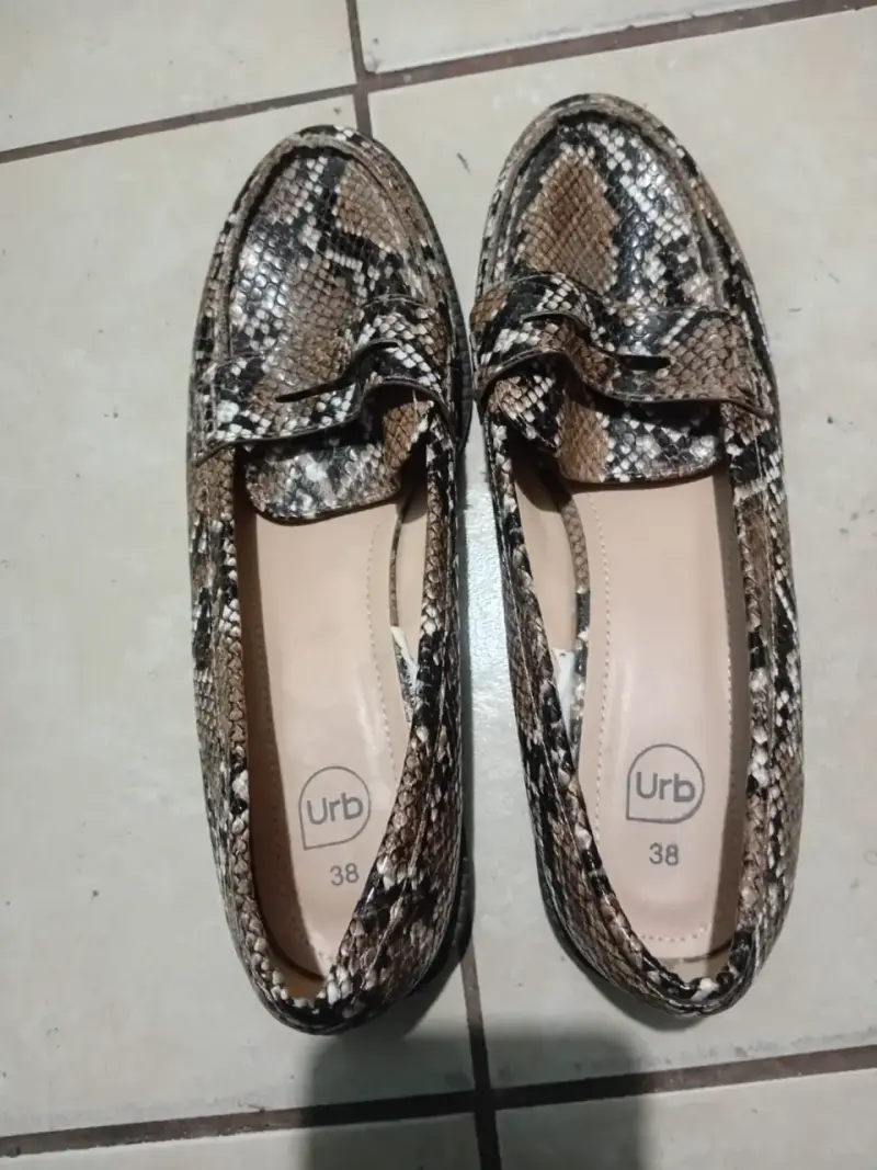 Mocasines de mujer estampado serpiente - 3