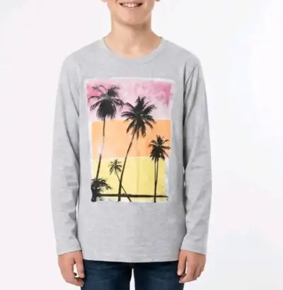 Polera manga larga estampada - miniatura 1