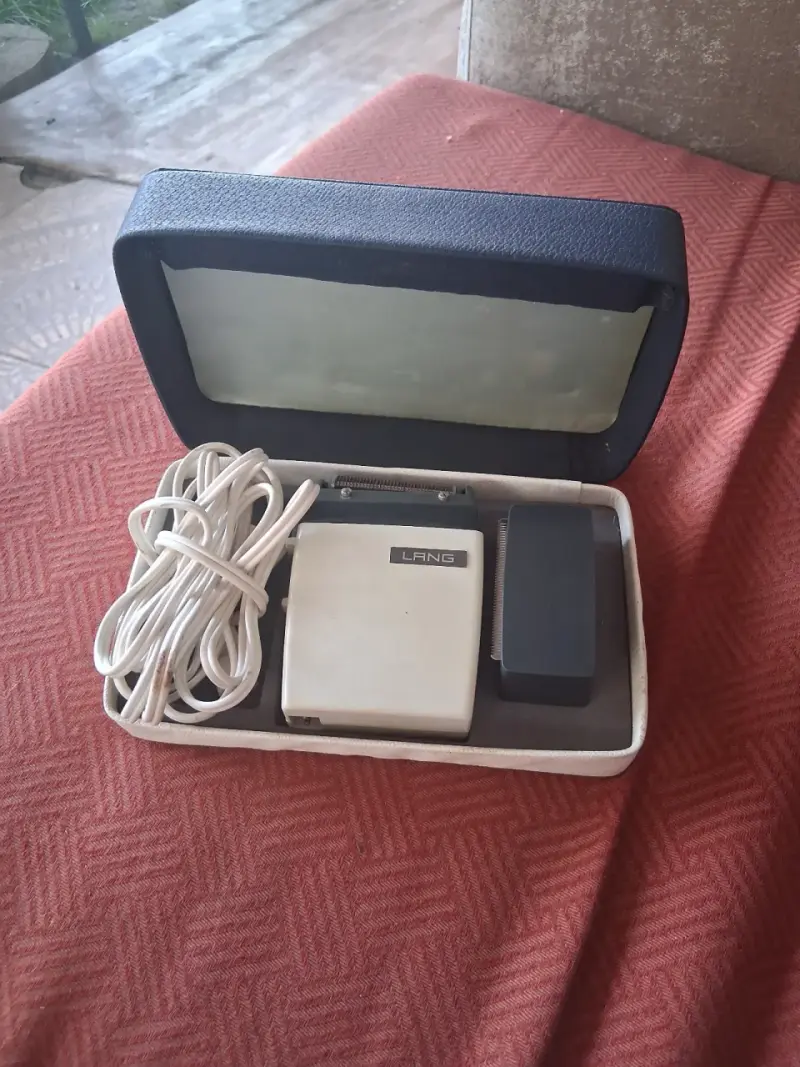 Afeitadora eléctrica vintage Lang