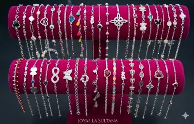 Pulseras de plata variadas - miniatura 1