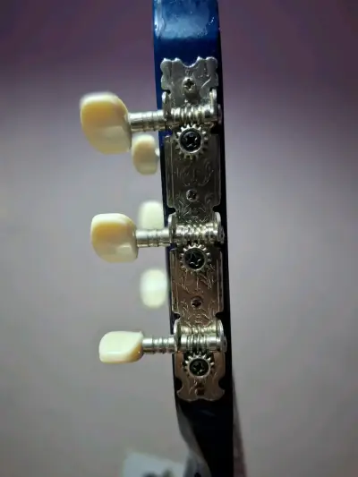 Guitarra acústica azul Pecaya - miniatura 5
